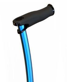 fashionable walking cane made of aerospace grade aluminum blue
