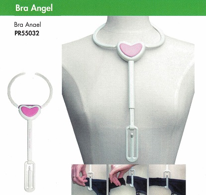 Bra Angel Dressing Aid from BUCKINGHAM. Allows you to put on a bra using just one hand. 