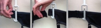 Bra Angel Dressing Aid from BUCKINGHAM. Allows you to put on a bra using just one hand. 